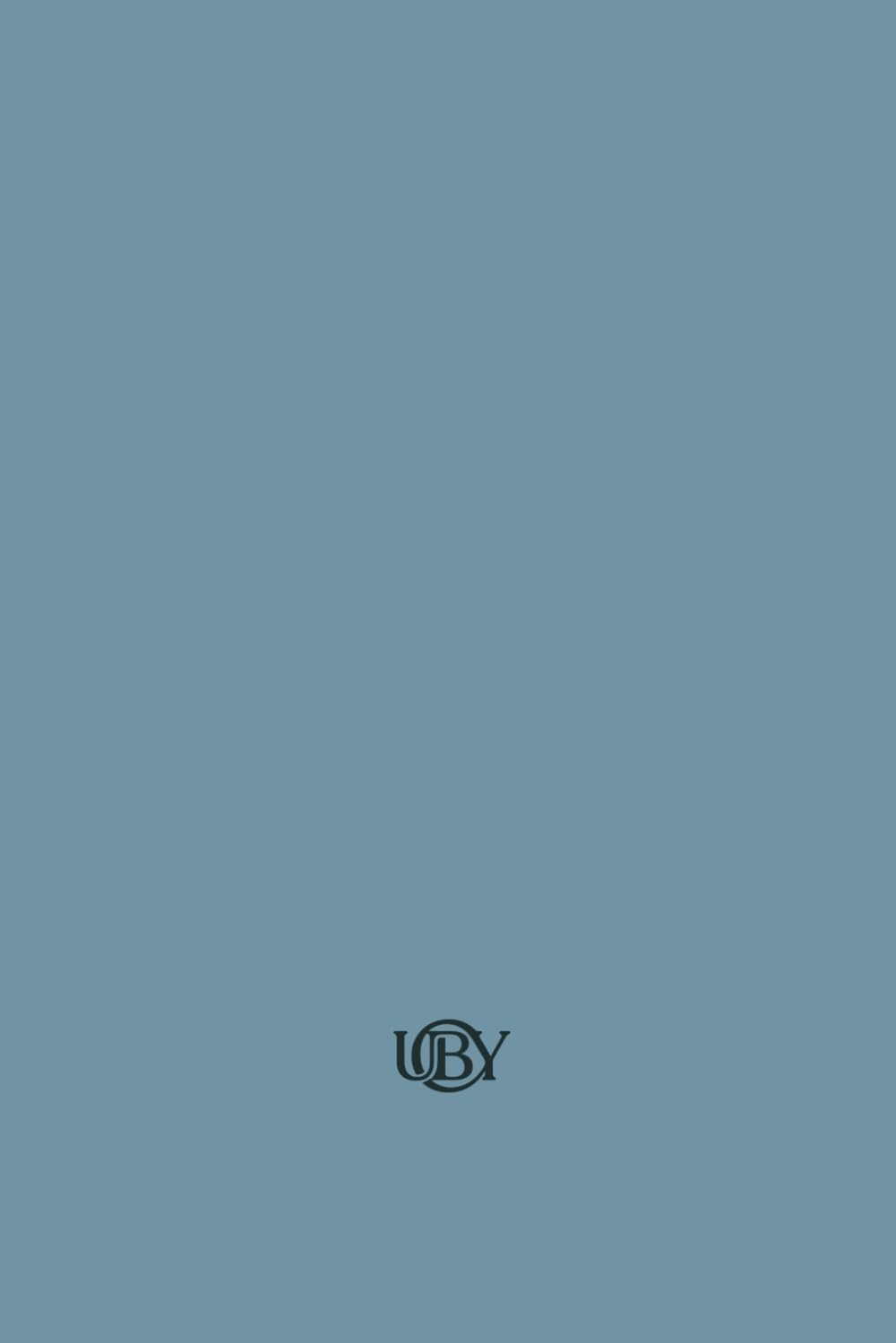 UnbreakableBY Minimalist Lined Journal: Coastal Solitude Collection: Rainstorm Blue (120 Pages, 6" x 9" Cream Paper) baixar o livro de graça