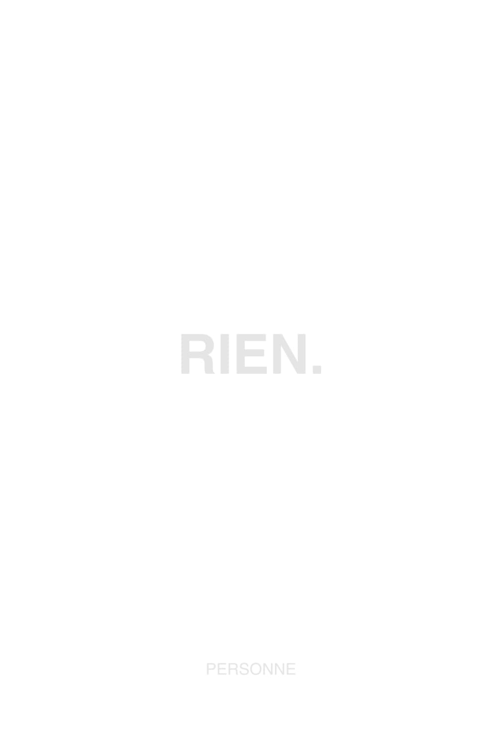 capítulo por capítulo baixar Rien.: Le livre qui ne contient rien… et qui dit tout (French Edition)