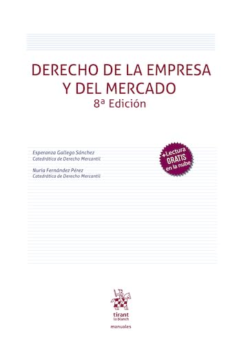 ler totalmente Derecho de la empresa y del mercado 8ª Edición (Manuales de Derecho Civil y Mercantil) (Spanish Edition)