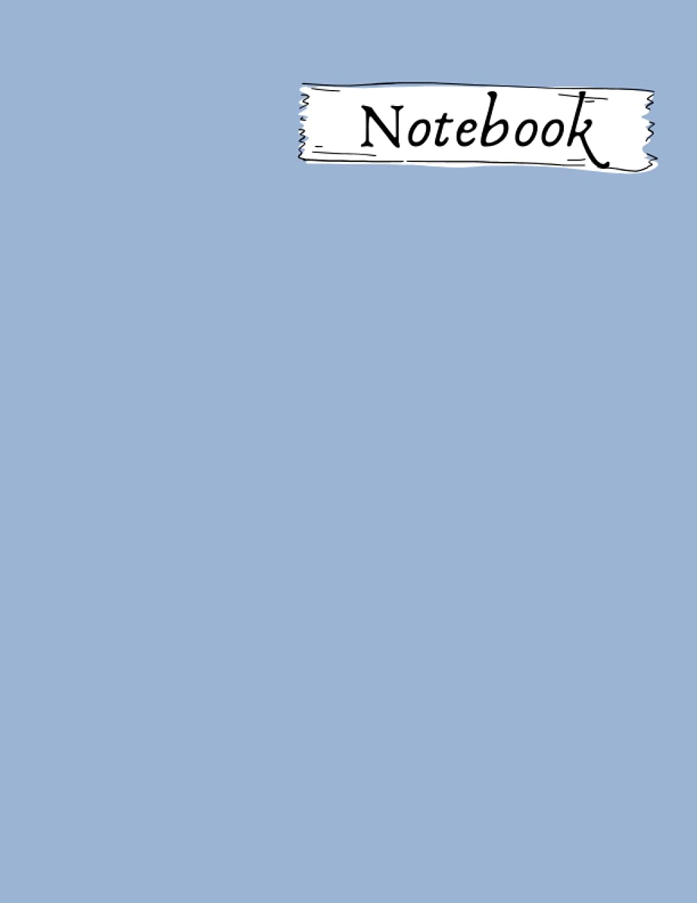 ler totalmente Notebook: Reverse Color Notebook Black Page Journal For Gel Pens With Lined Paper Large Size 8.5" X 11" Rock Blue Cover