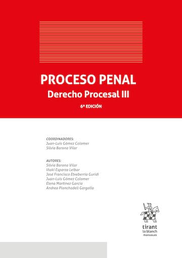 ler totalmente Proceso penal. Derecho procesal III 6ª Edición (Manuales de Derecho Procesal) (Spanish Edition)