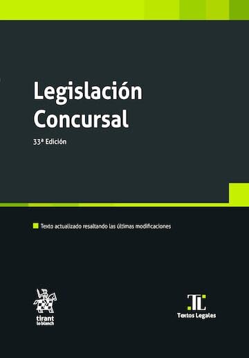capítulo por capítulo baixar Legislación concursal 33ª Edición (Textos legales) (Spanish Edition)