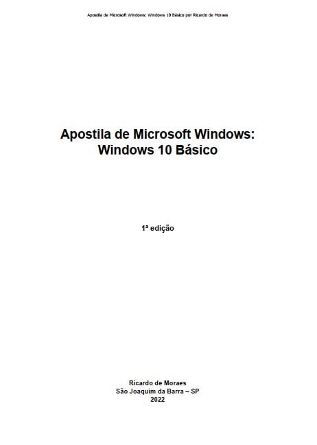 capítulo por capítulo baixar Apostila de Microsoft Windows: Windows 10 Básico - Livro Digital