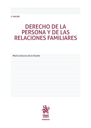 Derecho de la persona y de las relaciones familiares 2ª Edición – EDICIÓN ESPAÑA - (Manuales de Derecho Civil y Mercantil) (Spanish Edition)