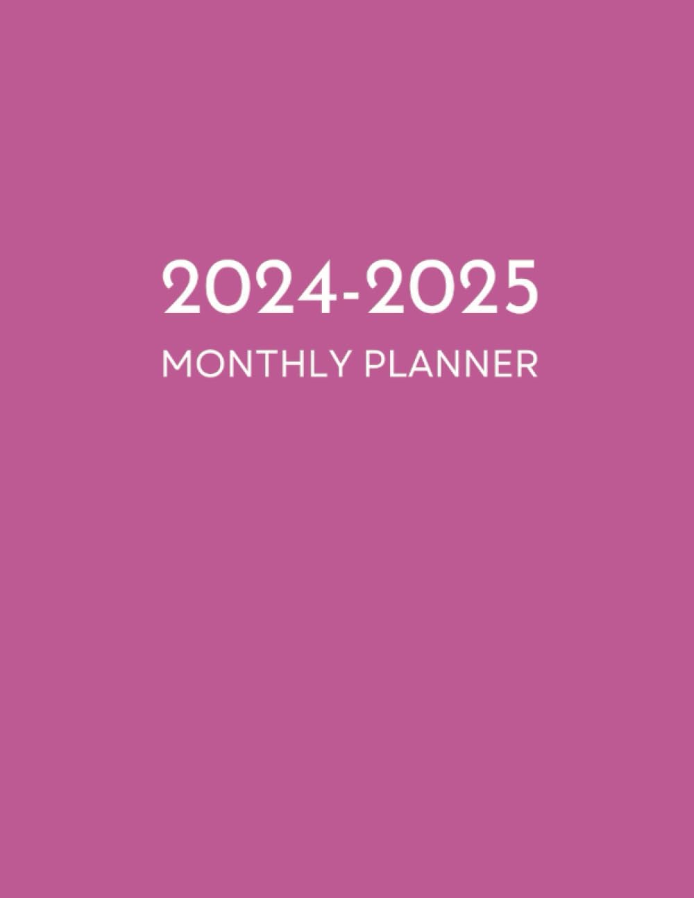 2024-2025 Monthly Planner: Two Year with Federal Holidays (Pink) baixar o livro de graça