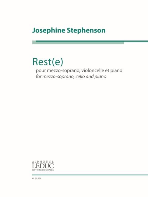 ler totalmente Rest(e): For Mezzo-Soprano, Cello, and Piano