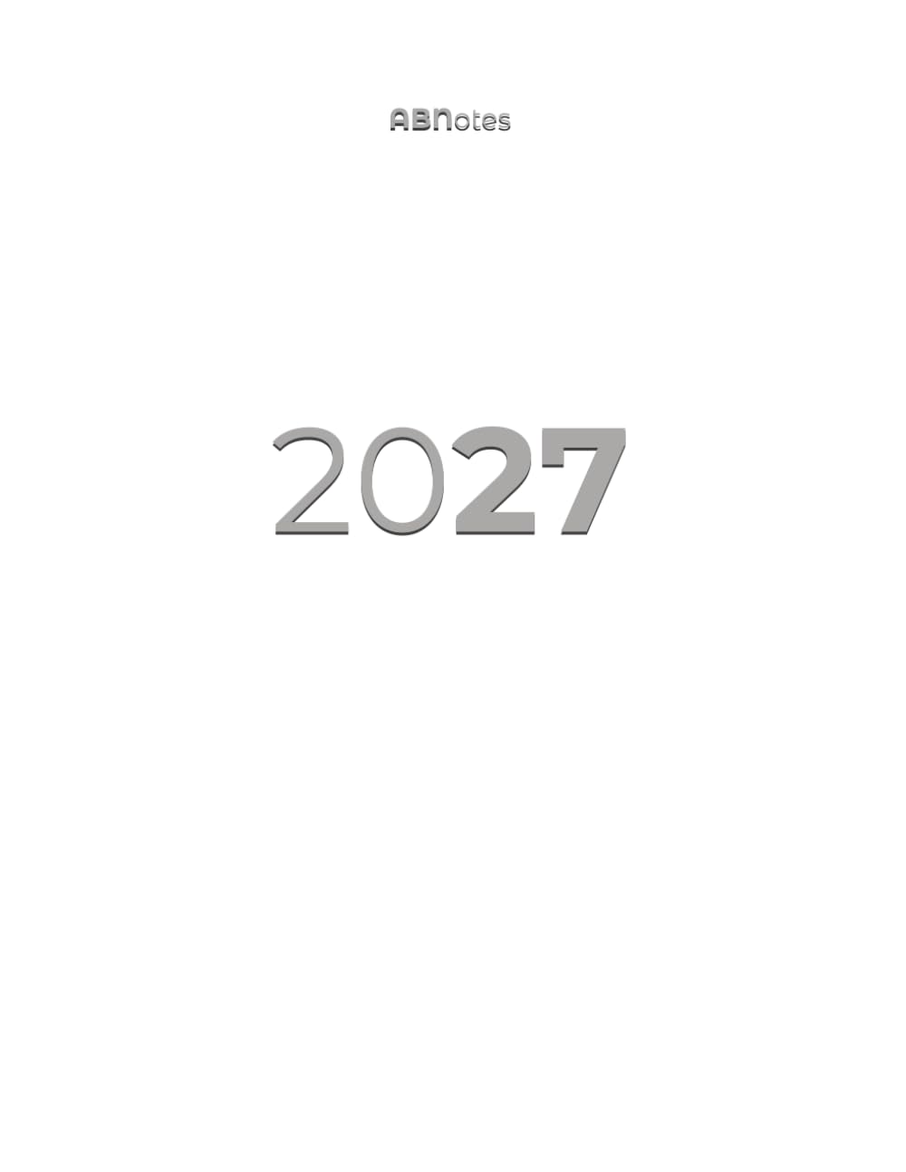 ler totalmente Agenda 2027 ABNotes Bianca - Giornaliera A4, una Pagina Intera per Ogni Giorno: White | Planner Grande 21 x 28 cm, 412 Pagine, Righe da 9 mm,... 2028, Spazio Note, Italiano (Italian Edition)