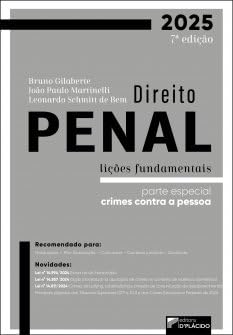 ler totalmente DIREITO PENAL LIÇÕES FUNDAMENTAIS PARTE ESPECIAL: CRIMES CONTRA A PESSOA | 7ª EDIÇÃO