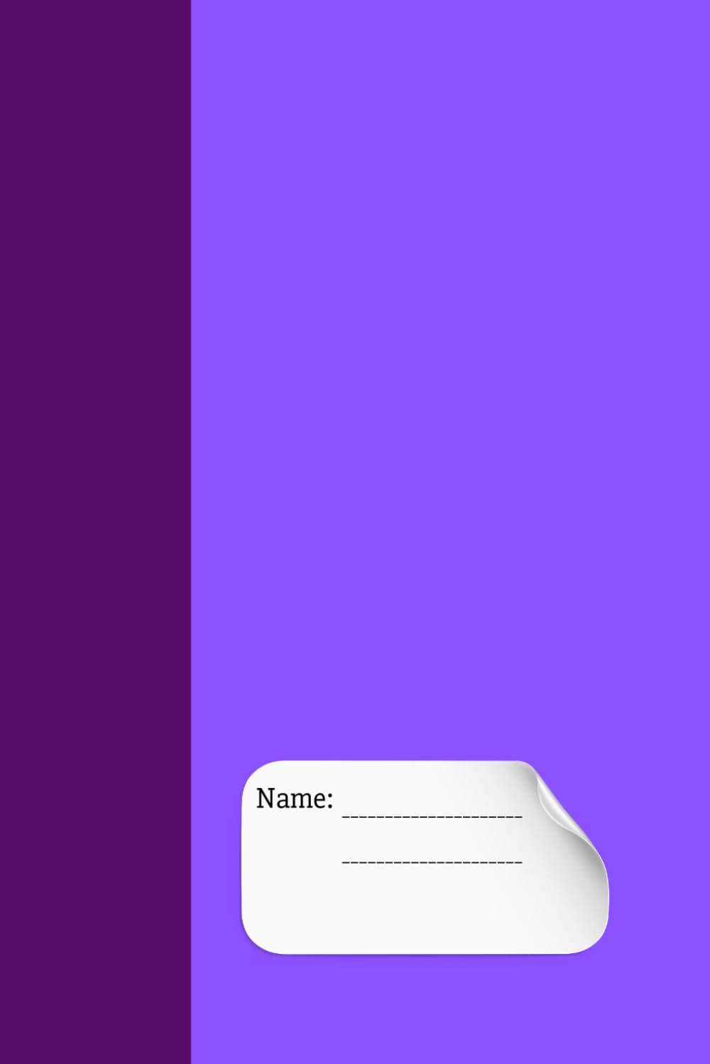ler totalmente Mathematic Notebook - Purple Cover.: Math Practice Book for Kids, Teens, Quadrille Ruled.