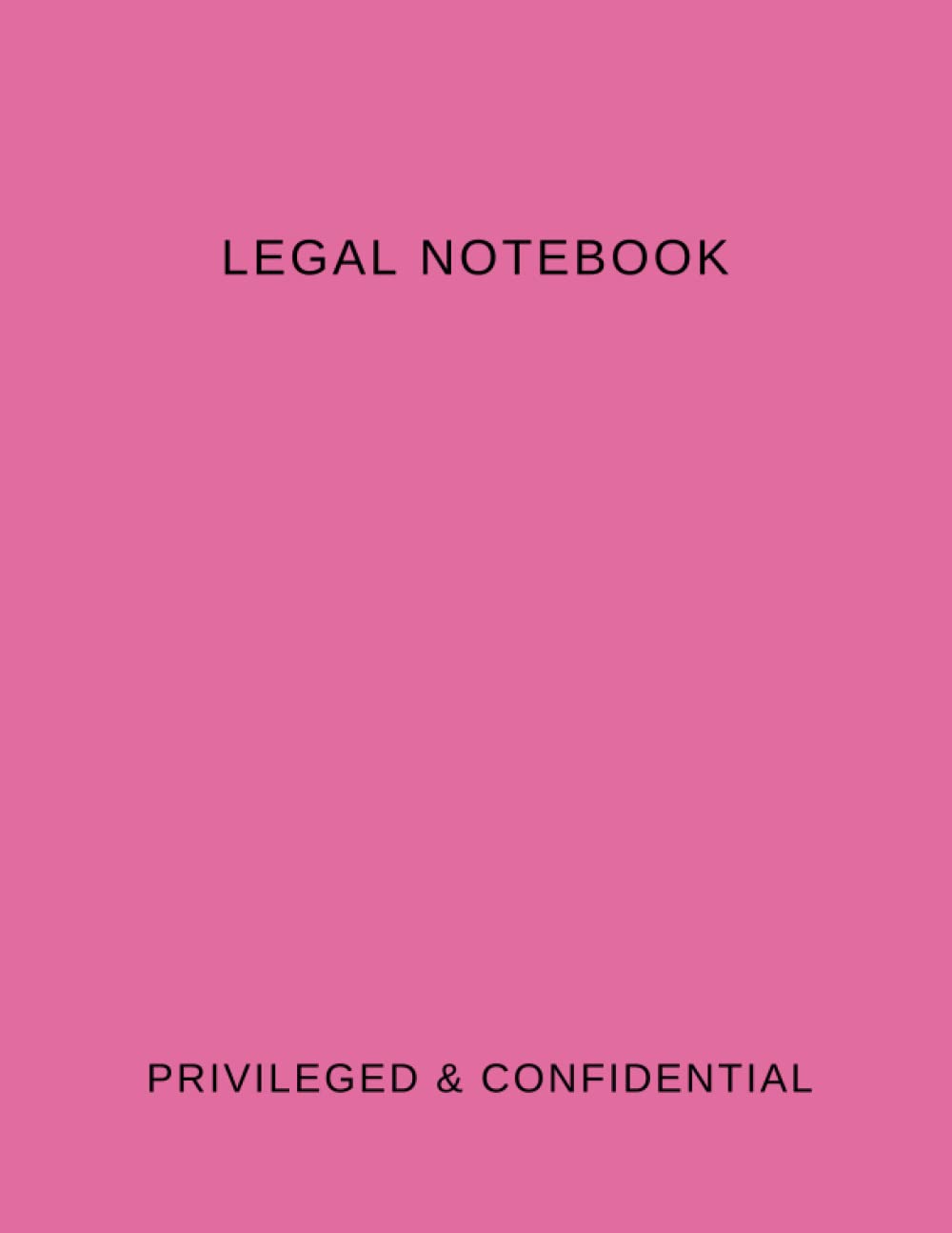capítulo por capítulo baixar Legal notebook: Privileged & Confidential: 8.5 x 11 inch, soft cover, lined, professional notebook - Pink