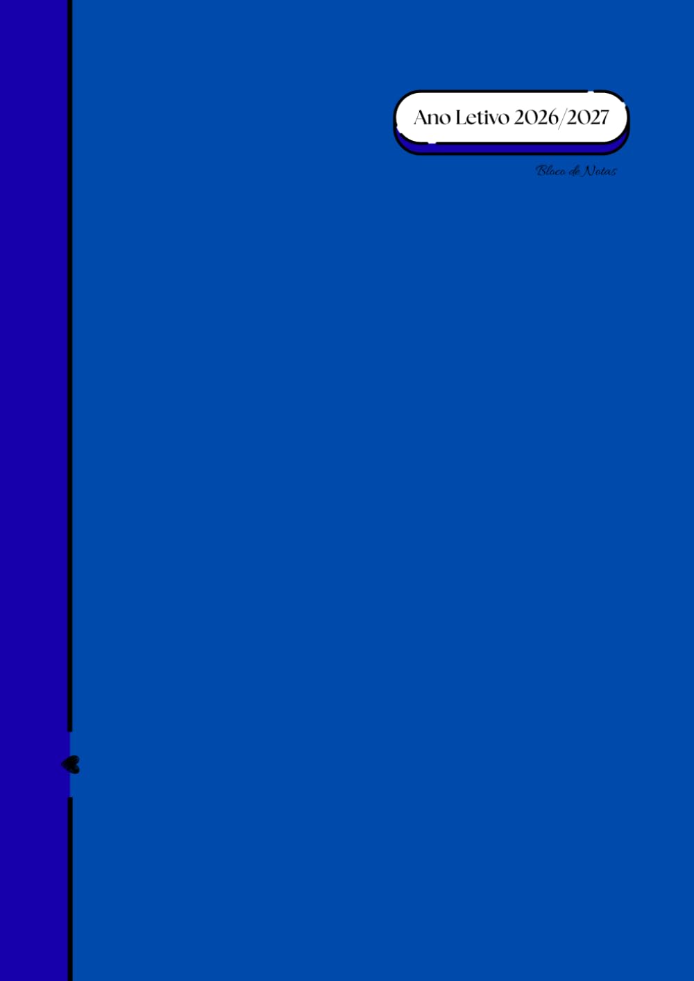 Caderno Ano Letivo 2026/2027: Deep Blue (Portuguese Edition) baixar o livro de graça