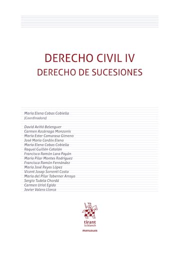 ler totalmente Derecho Civil IV Derecho de sucesiones (Manuales de Derecho Civil y Mercantil) (Spanish Edition)