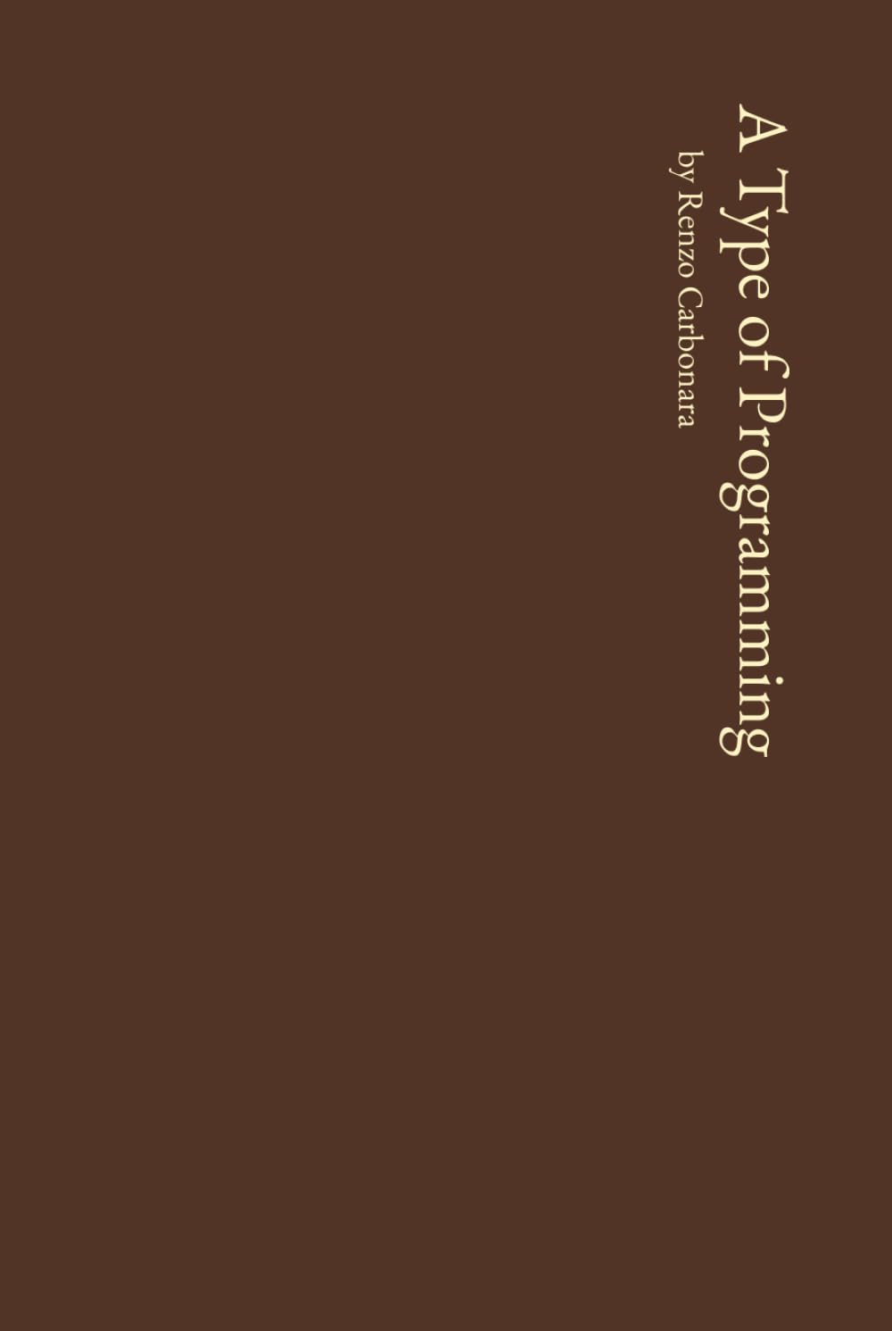 A Type of Programming baixar o livro de graça