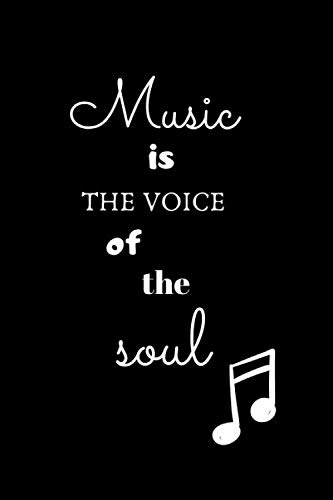 Music is the voice of the soul: Journal oder Notizbuch für Musiker, Singer und Songwriter baixar o livro de graça