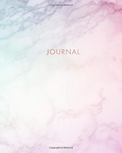 Journal: Rainbow Hue Marble and Rose Gold | Inspirational Quote - Journal, Notebook, Diary, Composition Book (8 x 10 inches) - 120 Lines Pages baixar livro de graça