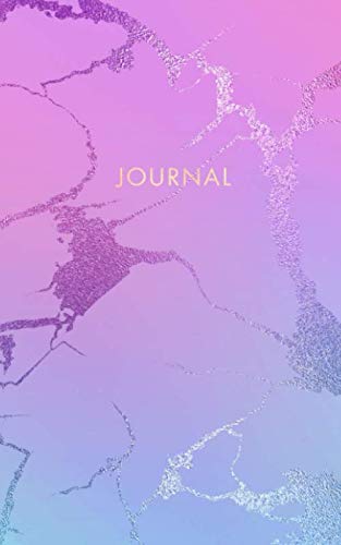 ler totalmente Journal: Bright Purple Marble and Rose Gold | Inspirational Quote - Journal, Notebook, Diary, Composition Book (5 x 8 inches) - 120 Lines Pages