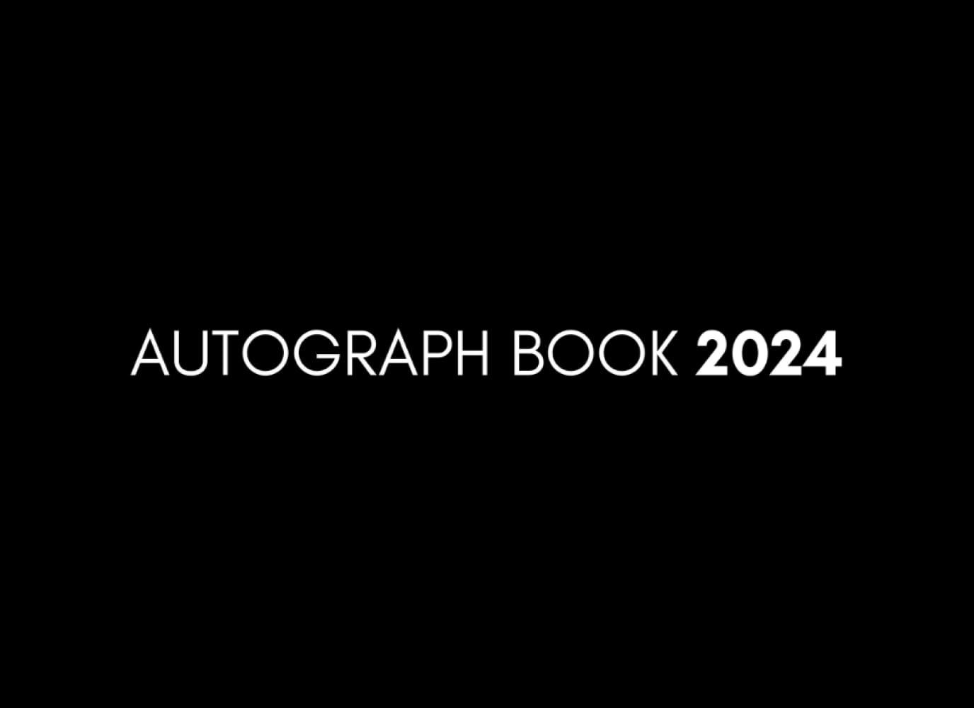 Autograph Book 2024: Blank, Black Notebook/Journal for Signatures of Celebrities, Sports Stars, School Friends, Party Guests, or Theme Park... Notepad for Kids or Adults. 100 Pages. baixar livro de graça