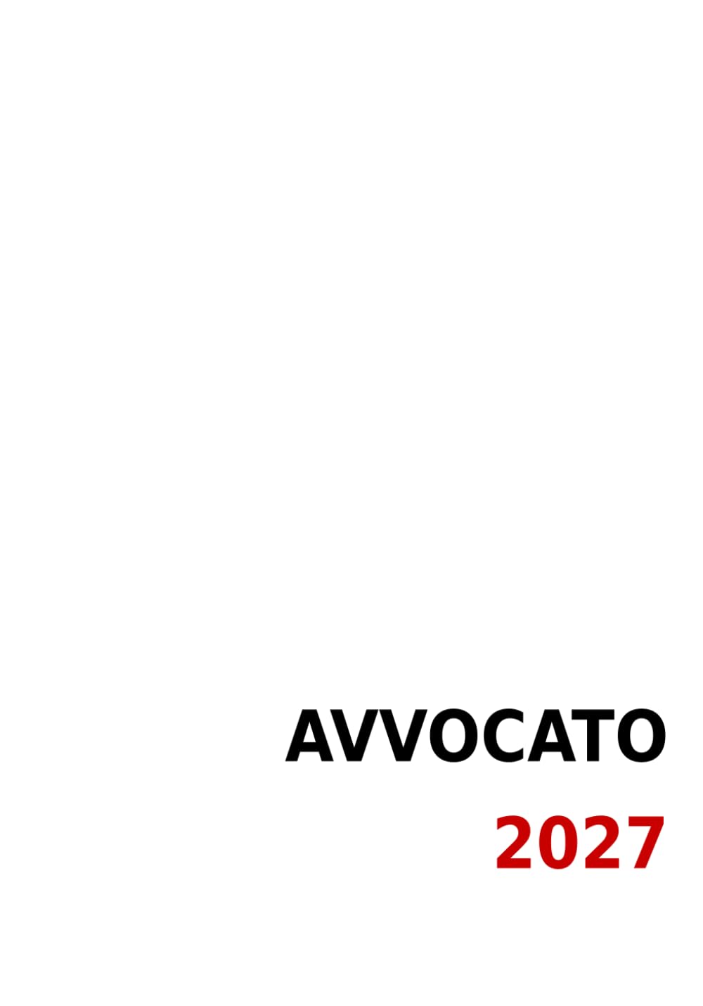 AGENDA PER L'AVVOCATO 2027: copertina bianca (Italian Edition) baixar livro de graça