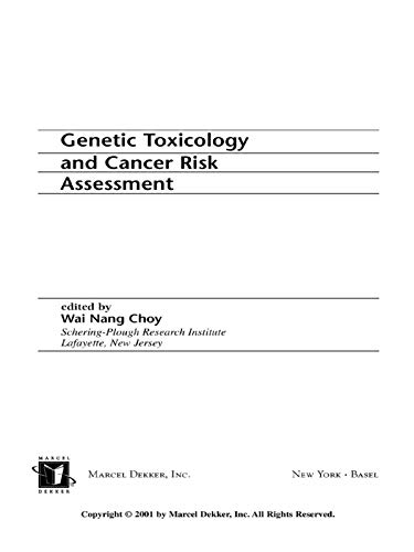 ler totalmente Genetic Toxicology and Cancer Risk Assessment (English Edition)
