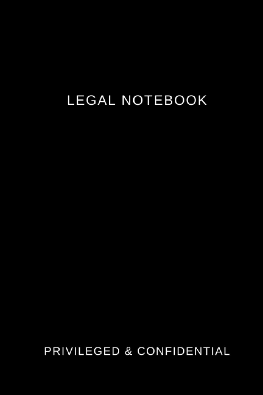 capítulo por capítulo baixar Legal notebook: Privileged & Confidential: 6 x 9 inch, soft cover, lined, professional notebook - Black