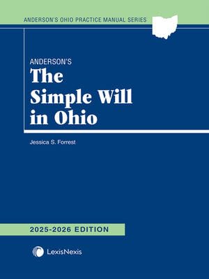 ler totalmente Anderson's The Simple Will in Ohio 2025-2026 Edition [LATEST EDITION]