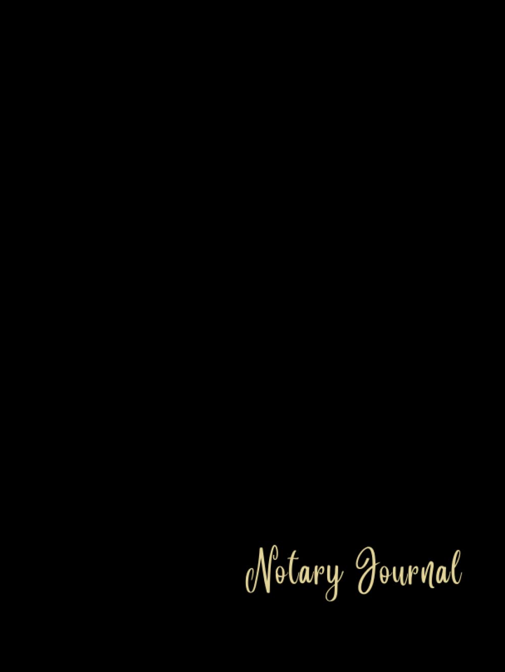 ler totalmente Black Notary Journal Hard Cover: Official Notary Log Book To Record Notarial Acts with thumbprint