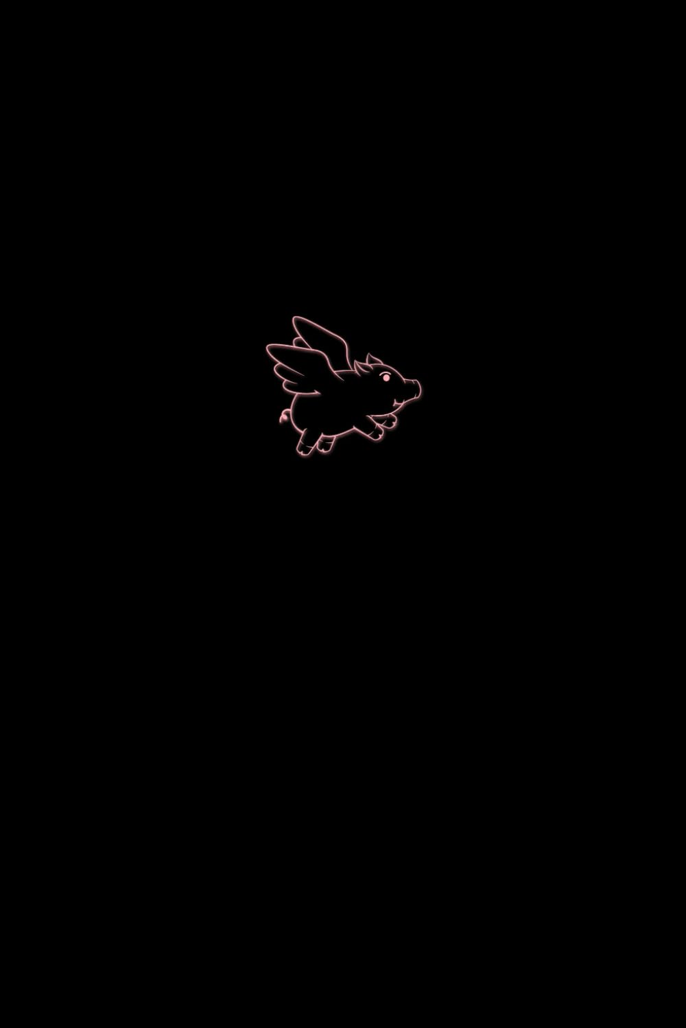 Journal: Pink Pig Design Blank Lined Notebook, 6 x 9, 122 Pages