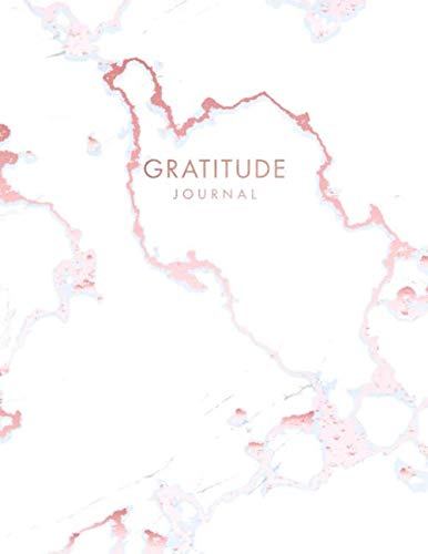 capítulo por capítulo baixar Gratitude Journal: Rose Gold and White Marble | Inspirational Quote - Journal, Notebook, Diary, Composition Book (8.5 x 11 inches) - 120 Lines Pages
