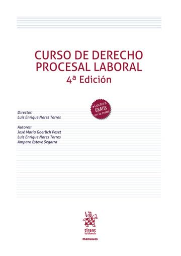 capítulo por capítulo baixar Curso de Derecho Procesal Laboral 4ª Edición: 1