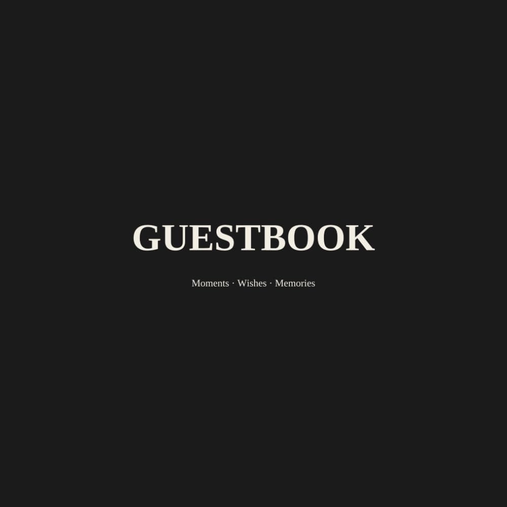 Blank Guest Book Black Edition – For Weddings, Birthdays, Baptisms and Special Occasions – 120 Pages – 8.5 x 8.5 in: The black cover adds a sleek, modern touch. baixar livro de graça
