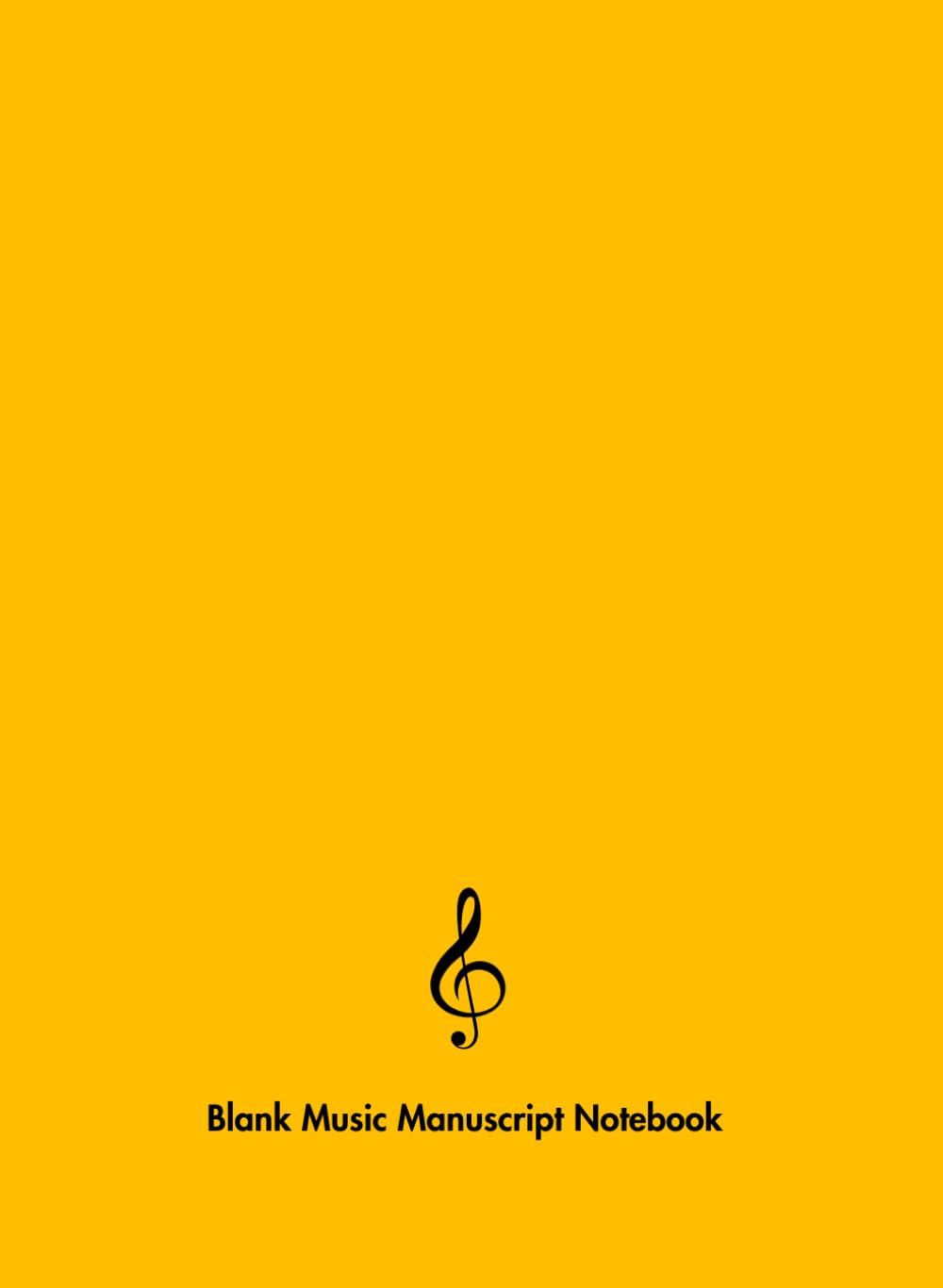 Blank Music Manuscript Notebook - Yellow Cover: 10 Staves per Page, 120 Pages, 7.5 x 10.25 inches baixar o livro de graça