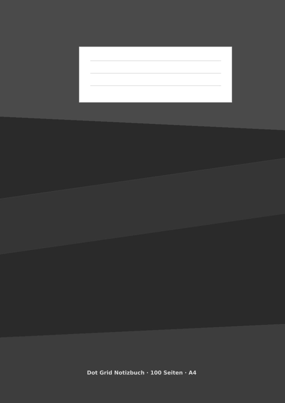 Dot Grid Notizbuch Premium A4 | 100 Seiten punktkariertes Notizheft | Ideal für Skizzen, Notizen, Arbeit, Studium & Projekte | Modernes, ... Notizen, Planungen und kreative Ideen.