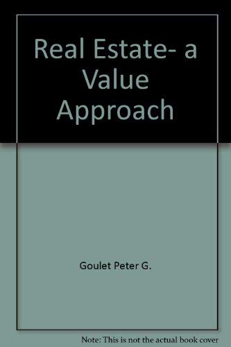Real Estate, a Value Approach baixar livro de graça