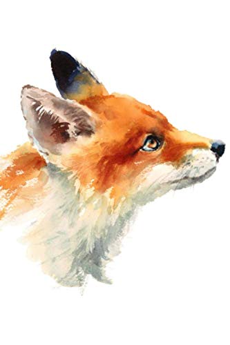ler totalmente Notebook: watercolour art for fox lovers