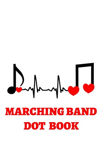ler totalmente Marching Band Dot Book: Custom drill book for student marching band rehearsal, drum corps, color guard, 120 pages, room for 120 sets, field grid, show choreography. Room for notes.
