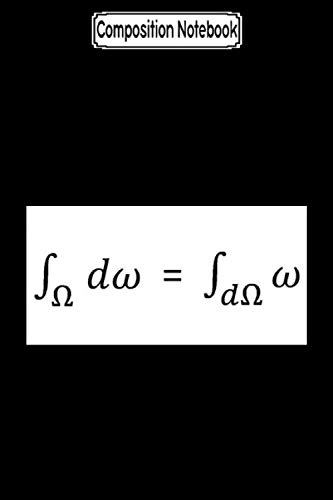 Composition Notebook: Generalized stokes theorem Journal Notebook Blank Lined Ruled 6x9 100 Pages baixar livro de graça