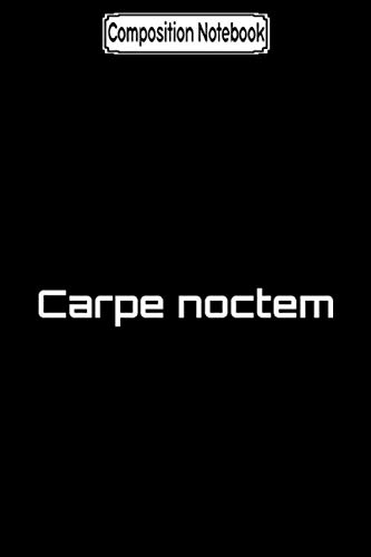 Composition Notebook: Carpe noctem Journal Notebook Blank Lined Ruled 6x9 100 Pages baixar livro de graça