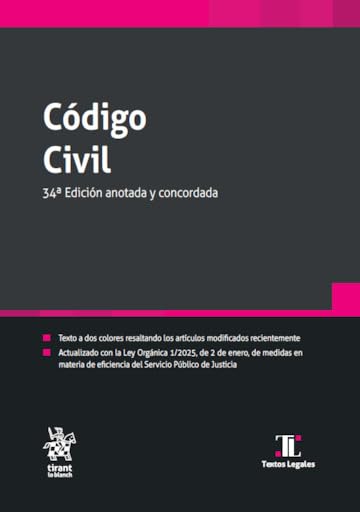 Código Civil 34ª Edición anotada y concordada (Textos legales) (Spanish Edition) baixar livro de graça