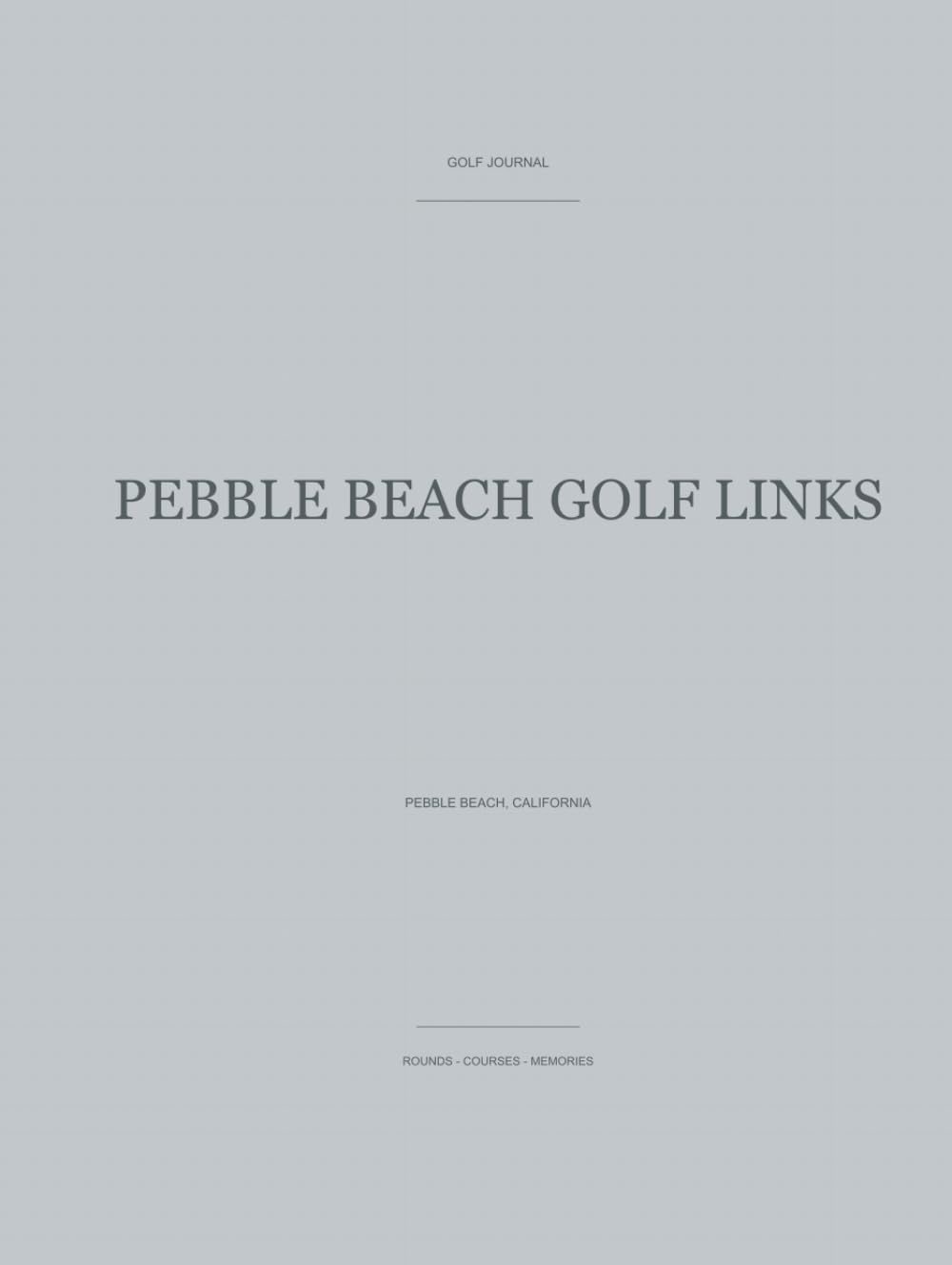 capítulo por capítulo baixar Pebble Beach Golf Links Golf Journal