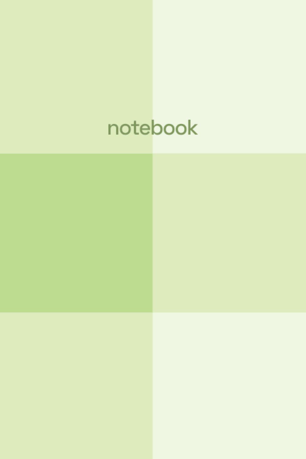 Notebook with green plaid/checked pattern: 6x9” 120 lined pages notebook baixar livro de graça