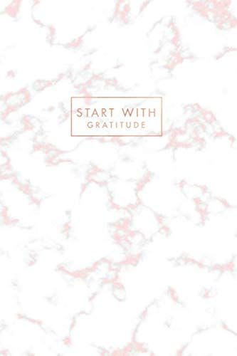 capítulo por capítulo baixar Start with Gratitude: Soft White Marble and Rose Gold | Inspirational Quote - Journal, Notebook, Diary, Composition Book (6 x 9 inches) - 120 Lines Pages