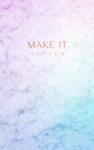 capítulo por capítulo baixar Make it Happen: Rose Gold and Rainbow | Inspirational Quote - Journal, Notebook, Diary, Composition Book (5 x 8 inches) - 120 Lines Pages