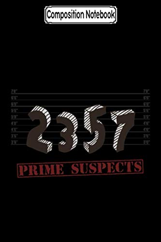 Composition Notebook: The prime number suspects Journal Notebook Blank Lined Ruled 6x9 100 Pages baixar o livro de graça