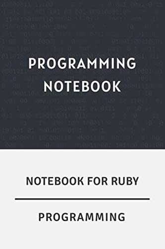 Notebook For Ruby Programming: Programming Notebook/Ruled Journal Gift For Ruby Programmers, 120 Blank Pages, Matte Cover. baixar livro de graça