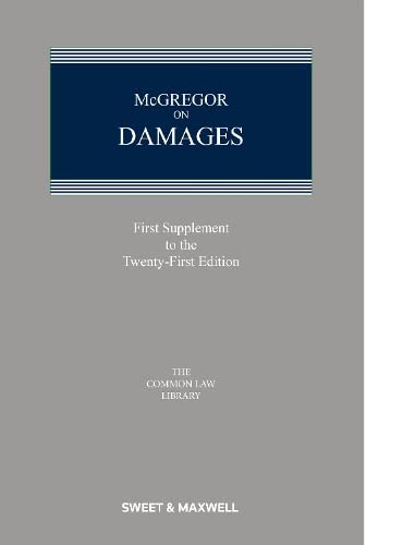 McGregor on Damages (1st Supplement) baixar livro de graça