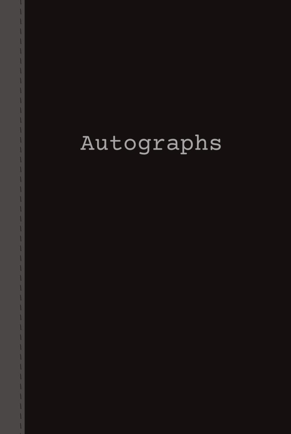 Hardcover Autograph Book for Adults, Hipsters, Culture Vultures and Social Butterflies: Blank Black Pages for Collecting Messages and Signatures in White Ink baixar livro de graça
