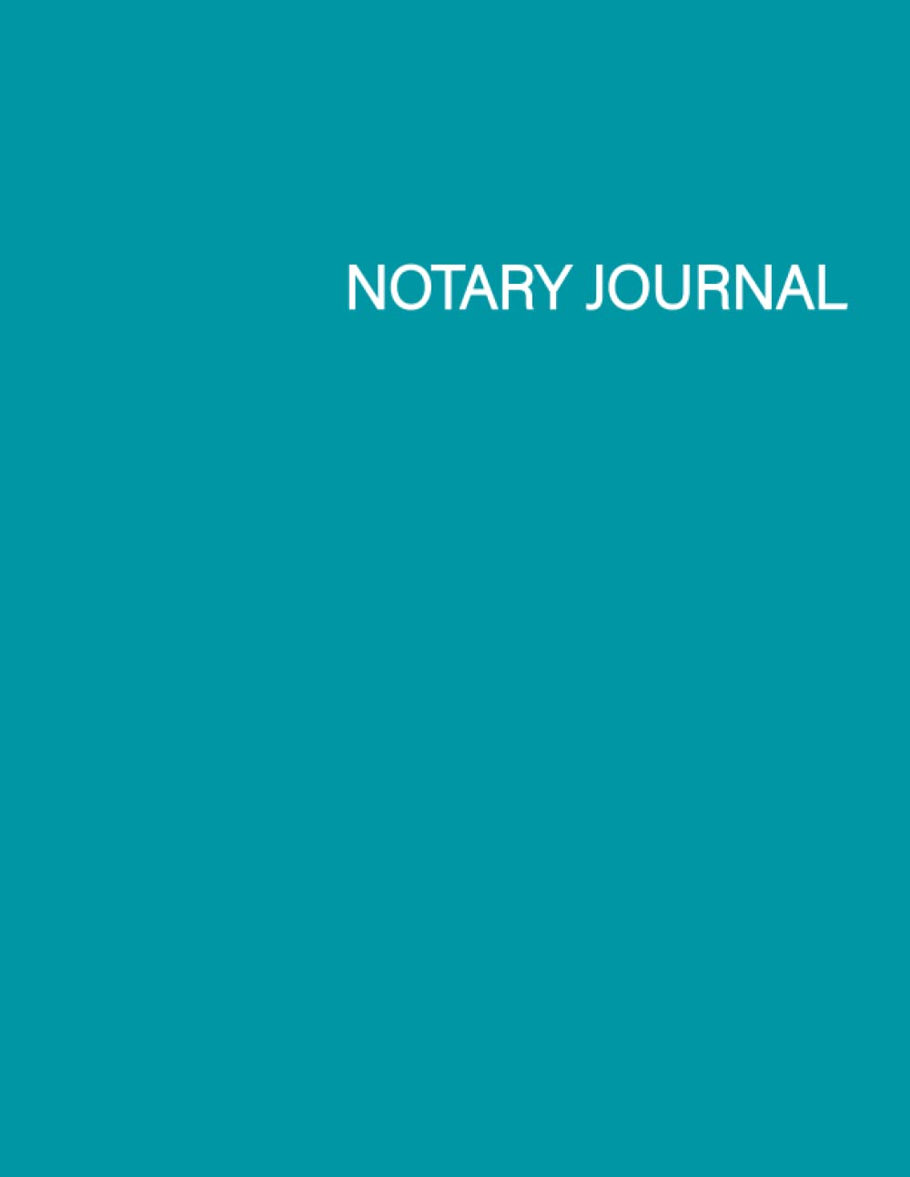 capítulo por capítulo baixar Notary Journal: Notary Public Journal Teal Cover - Size (8.5 X 11 Inches) 120 Pages: Modern Journal of Notarial Events