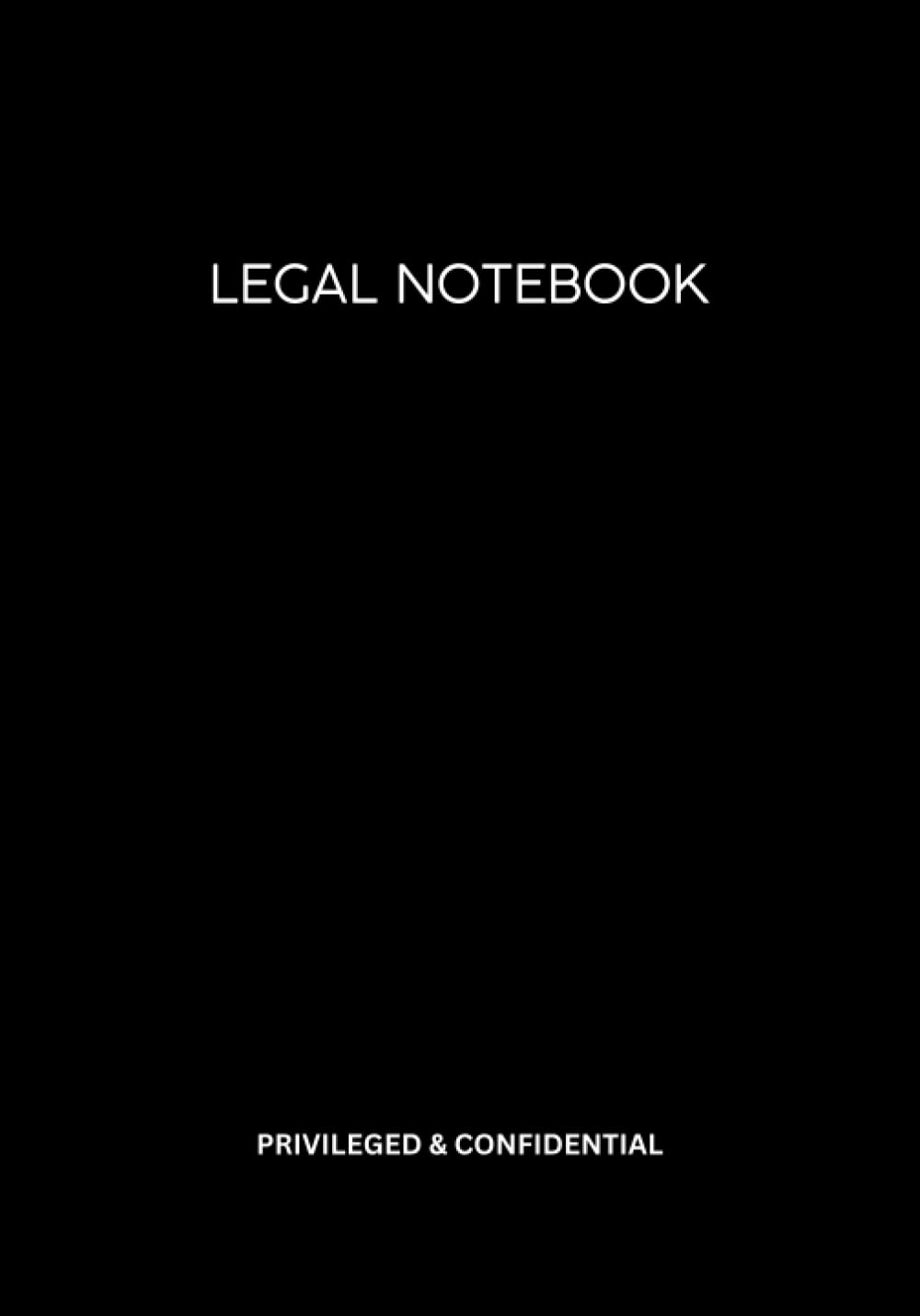 Legal notebook: Privileged & Confidential: 7 x 10 inch, soft cover, lined, professional notebook - Black baixar o livro de graça