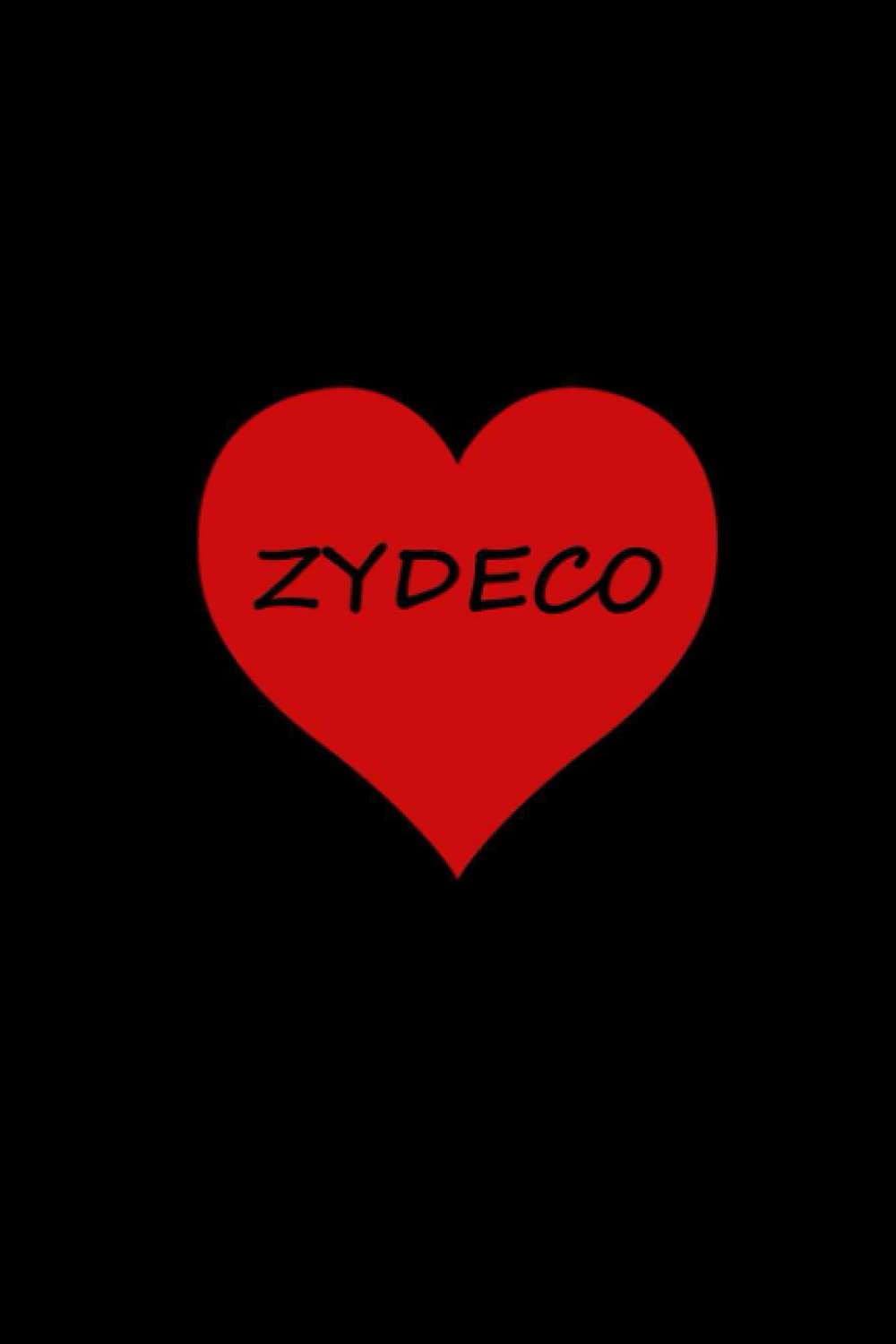 ler totalmente ZYDECO: 6" x 9" 120 page lined Zydeco music journal notebook diary