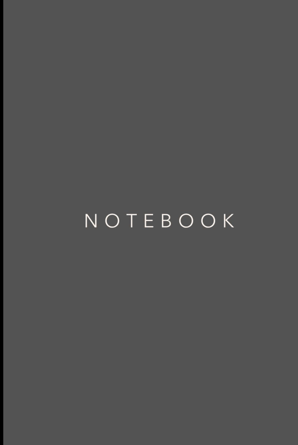 ler totalmente Aesthetic Minimalist Journal Notebook - 120 pages 6" x 9"